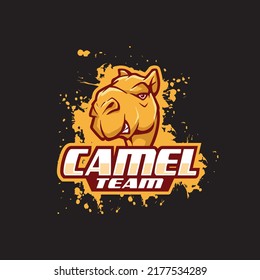 logotipo o emblema de camello esport