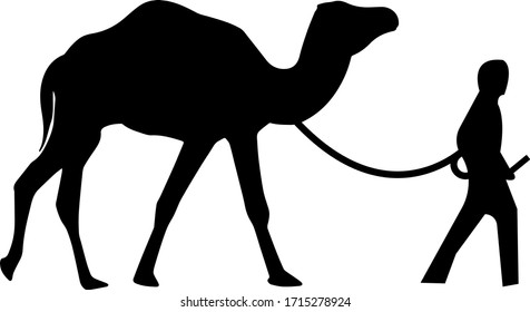 camel and human walking special ramadan