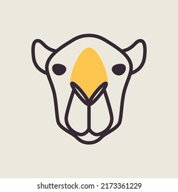 Camel icon. Animal head vector symbol. Agriculture sign. Graph symbol for your web site design, logo, app, UI. EPS10.