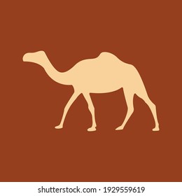 Camel Icon. Animals Sign. Vector Illustration