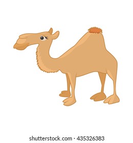 Camel icon in cartoon style