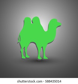 camel icon. desert animal