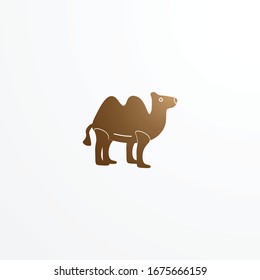 Camel icon. design element for illustration.