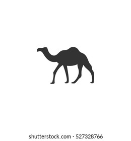 Camel icon flat. Illustration isolated vector sign symbol