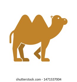 camel icon. flat illustration of camel - vector icon. camel sign symbol