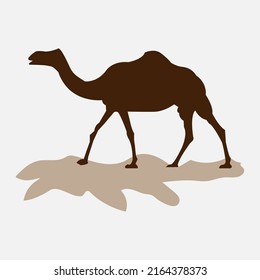 Camel icon. Good for background, eid al adha etc