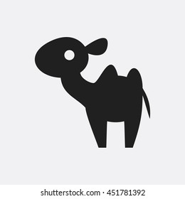 Camel icon illustration isolated vector sign symbol