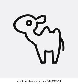 Camel icon illustration isolated vector sign symbol