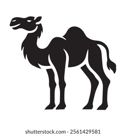 Camel icon isolated on white background
