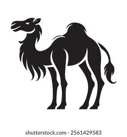 Camel icon isolated on white background

