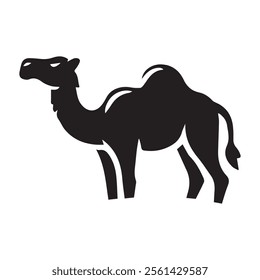 Camel icon isolated on white background
