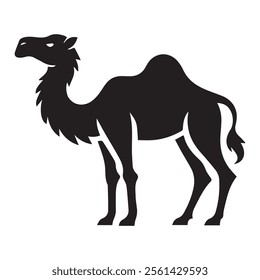 Camel icon isolated on white background
