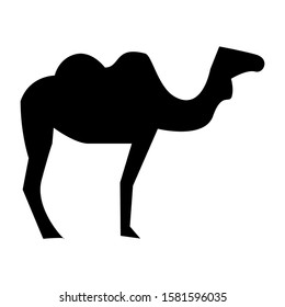 camel icon isolated sign symbol vector illustration - high quality black style vector icons
