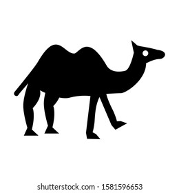 camel icon isolated sign symbol vector illustration - high quality black style vector icons
