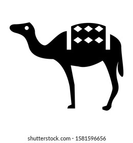camel icon isolated sign symbol vector illustration - high quality black style vector icons

