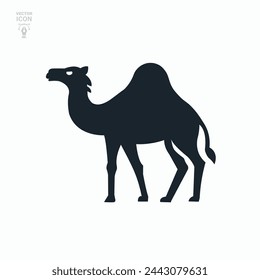 Camel icon. Isolated simple vector illustration