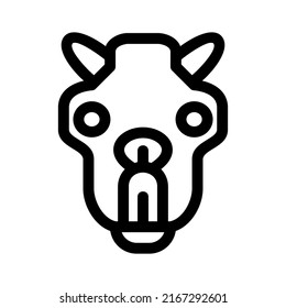 camel icon or logo isolated sign symbol vector illustration - high quality black style vector icons
