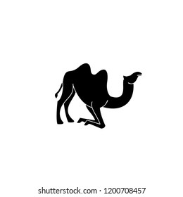 Camel icon silhouette vector illustration