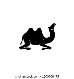 Camel icon silhouette vector illustration
