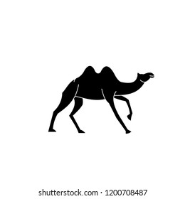 Camel icon silhouette vector illustration