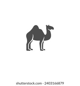 Camel icon silhouette vector illustration