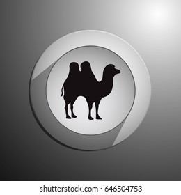 Camel icon silhouette vector illustration