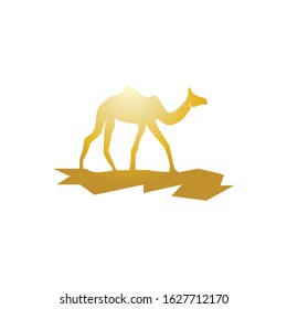Camel icon and symbol vector illustration