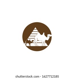 Camel icon and symbol vector illustration