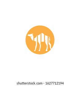 Camel icon and symbol vector illustration