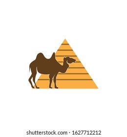 Camel icon and symbol vector illustration