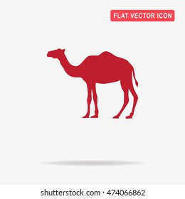Camel icon. Vector concept illustration for design.