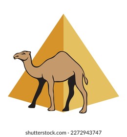 Camel Icon Vektorgrafik Design