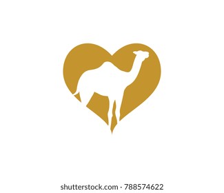 Camel Icon Vector illustration design Logo Template