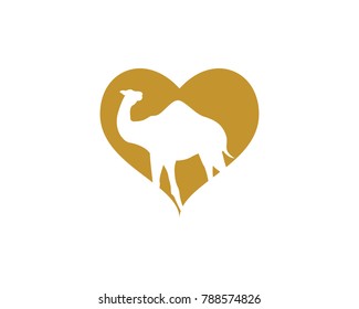 Camel Icon Vector illustration design Logo Template