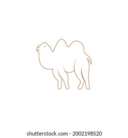 Camel icon vector template illustration