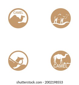 Camel icon vector template illustration