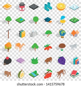 Camel icons set. Isometric style of 36 camel vector icons for web for any design