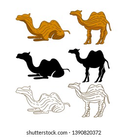 Camel Illustration Animal Vector Design