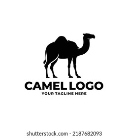 Ilustración vectorial del diseño del logotipo del camello