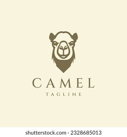 Camel logo design vector illustration