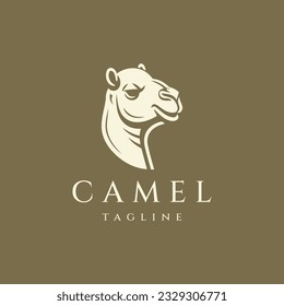 Camel logo design vector illustration