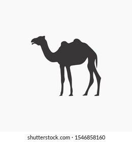 Camel Logo Design Vector Isolated on white Background