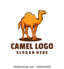 camel logo design vector template
