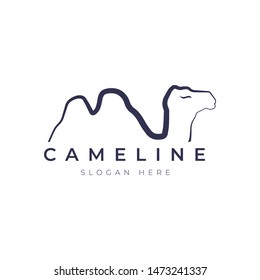 camel logo design,creative simple element logo template