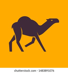 Camel logo. Icon design. Template elements