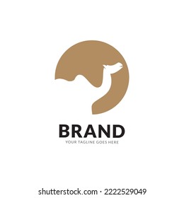 Design-Vorlage für das Camel Logo-Symbol