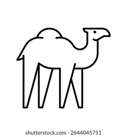 Logotipo Camel. Design de ícones. Elementos do modelo