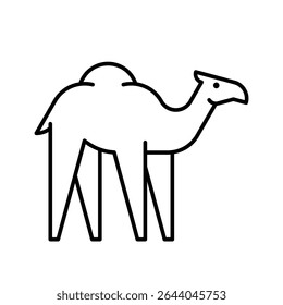 Logotipo Camel. Design de ícones. Elementos do modelo