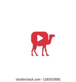 camel logo icon designs vector