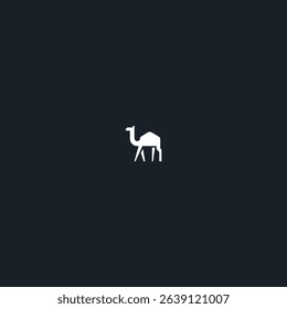 Camel logo icon flat vector design